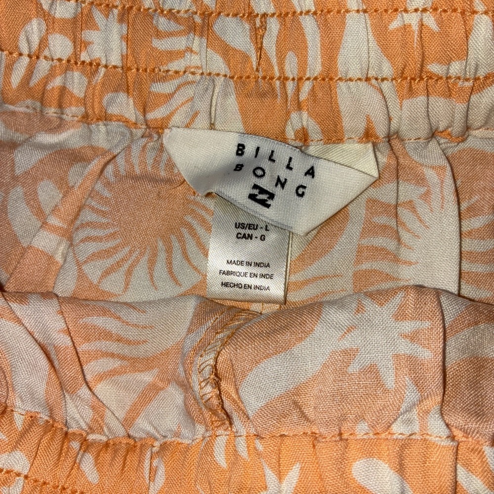 Billabong Pipeline Summer Shorts Tropical Women's Size L New Beach - Picture 7 of 11